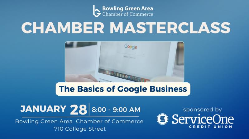 Chamber Masterclass Training - Basics of Google Business